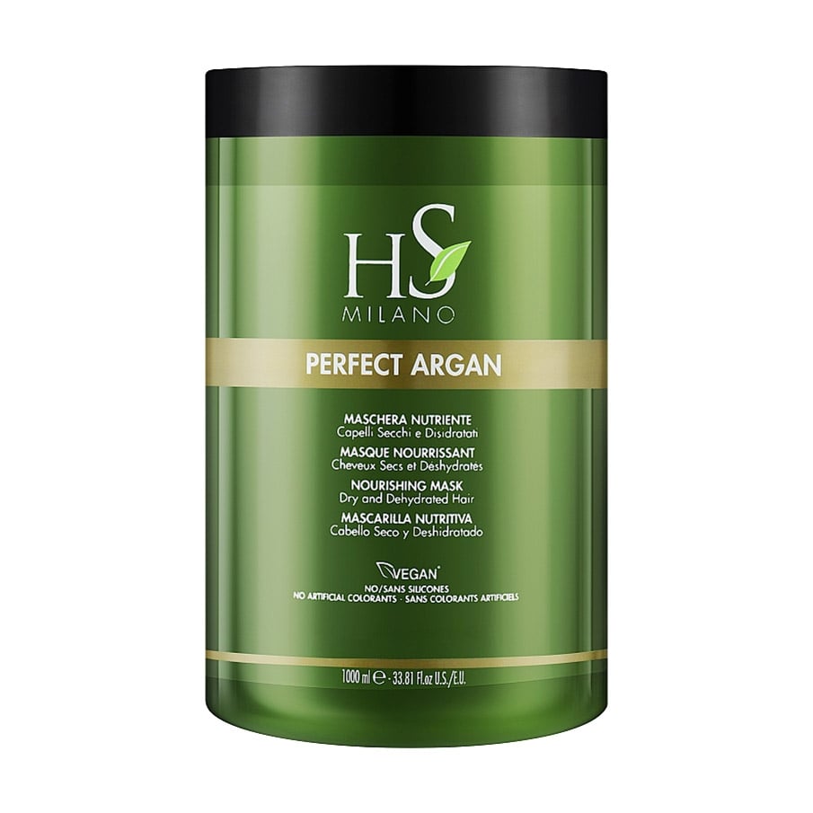 Живильна маска для волосся HS Milano Perfect Argan Nourishing Mask з аргановою олією для сухого та пошкодженого волосся, 1 л